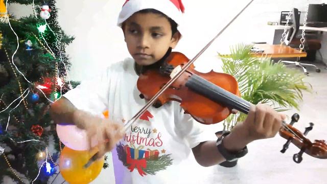 Christmas songs | wish you a merry christmas | happy new year | violin cover by Ananthajeeth Syamji смотреть онлайн