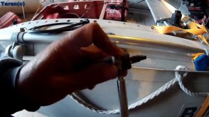 Замена шланга для накачивания лодки