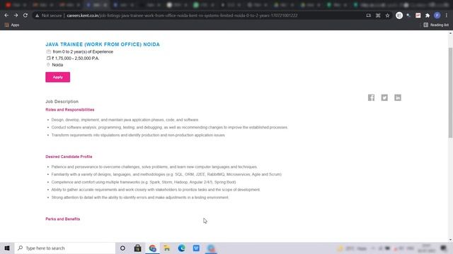 Kent RO Hiring |? JAVA TRAINEE ?|? QA ENGINEER ?| Software Engineering Jobs | Off Campus Recruitmen смотреть онлайн