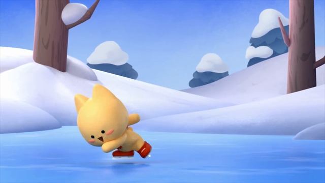 Koffee Kat Animation for Kids | Christmas Is Here On Ice смотреть онлайн