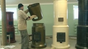 Сборка кирпичной отопительной печи ПКО 20 - видео