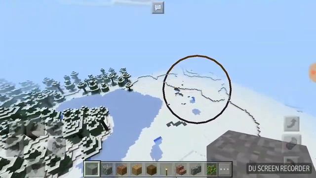5 сидов на зимний биом + 2 деревни Minecraft Pe !
