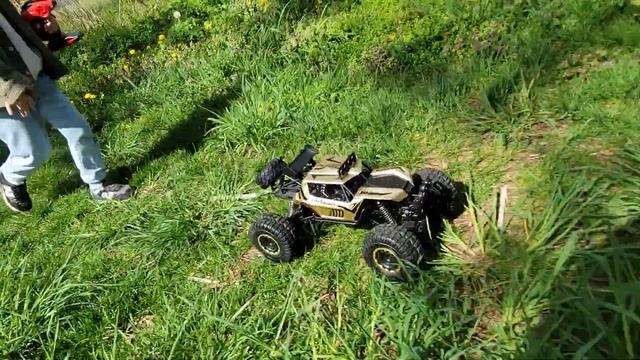 ROCK CRAWLER SUPER SONIC SF TEAM RC truck TEST DRIVE off road AWD 2.4GHz remote BATTERY TEST 4x4 смотреть онлайн