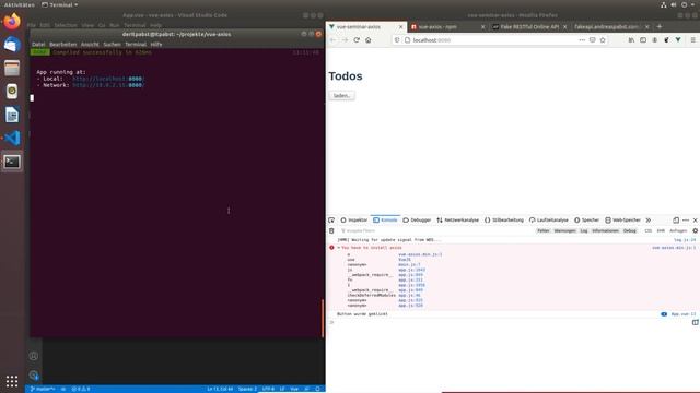 Vue JS Online Kurs [#14] How To - Vue JS API Calls mit vue-axios [TUTORIAL] смотреть онлайн
