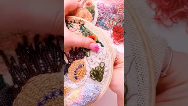 How to Embroider Trees (Fringe) // National Embroidery Month With DMC x Gulush Threads // 22 of 25 смотреть онлайн