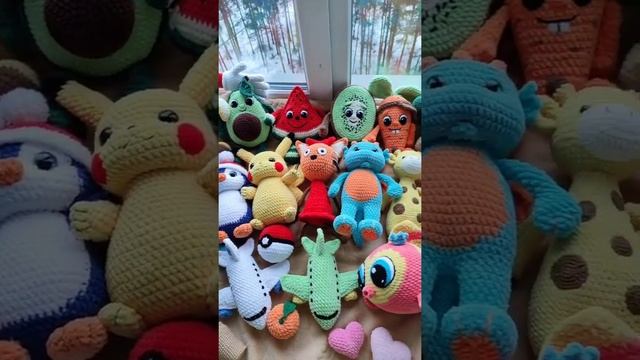 Обожаю вязать из плюшевой пряжи ? @goozell_toys смотреть онлайн