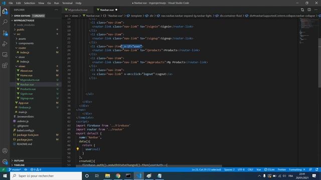 42 Project VUEJS And FIREBASE In Arabic | شرح Disable Route Link смотреть онлайн