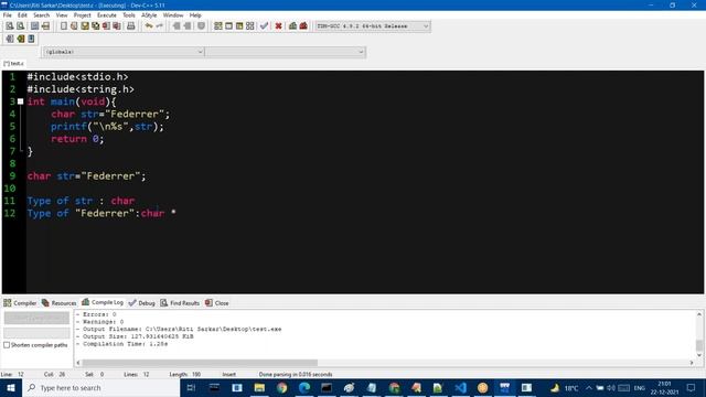 C Interview Questions & Technical MCQs |30. Examples on Pointer and String | By Swarup Sarkar смотреть онлайн
