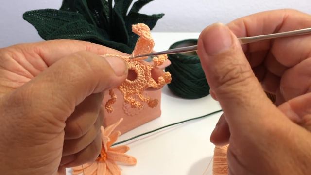 Spiegazione dell Gerbera all'uncinetto смотреть онлайн