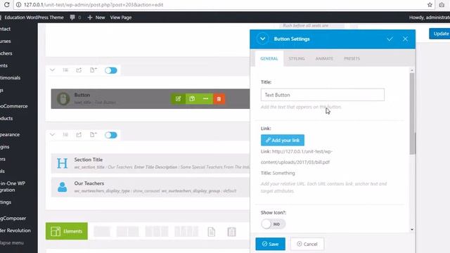 Add Button With PDF Link - Education WordPress Theme смотреть онлайн