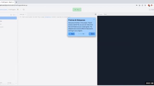 Create Your First Python Program on Replit.com смотреть онлайн