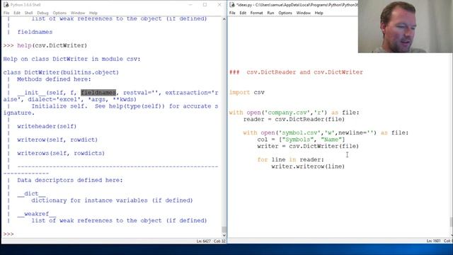 Python Basics Delete Columns for CSV Files смотреть онлайн