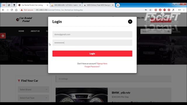 ONLINE CAR RENTAL SYSTEM USING PHP | Free Projects | Tamil | F5Craft - Web Development Company смотреть онлайн