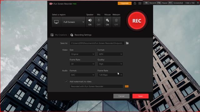 Best Free Recorder of PC Without Watermark, time limitations | iFun Screen Recorder | смотреть онлайн