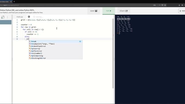 1351. Count Negative Numbers in a Sorted Matrix | Python + Leetcode Technical Interview Practice смотреть онлайн