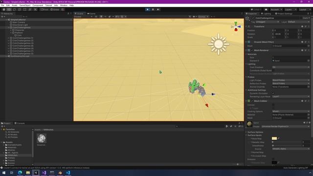 Single Coin Collector | Unity ML-Agents смотреть онлайн