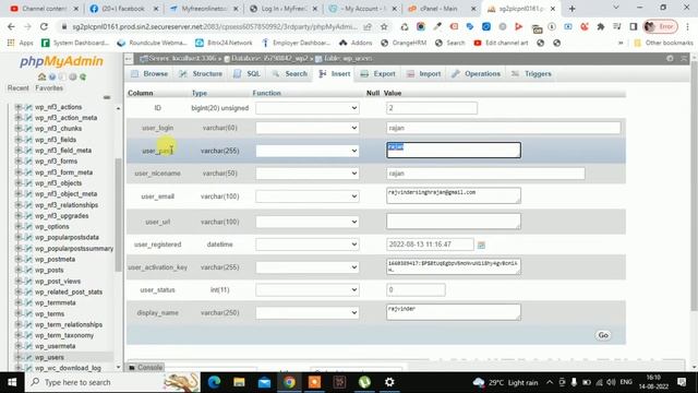 WordPress user password reset with phpmyadmin | Change WP user password with Database (In Hindi) смотреть онлайн