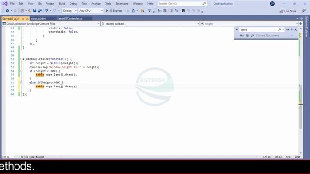 jQuery DataTable Change Page Length Dynamic | jQuery Server Side in Asp.Net Core #biharideveloper смотреть онлайн