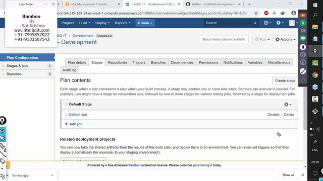 Bamboo Tutorial for Beginners Part-2| Continuous Integration using Bamboo| CI - CD смотреть онлайн