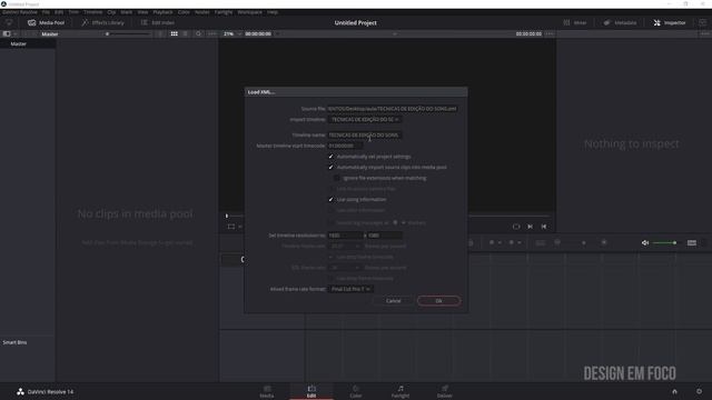 Curso Essencial Adobe Premiere CC 2018 - Aula 49 Exportando um XML e Abrindo no DaVinci resolve смотреть онлайн