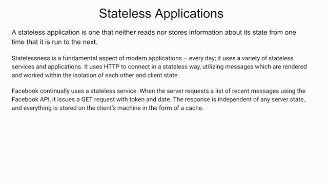 Lec-12 Stateful vs Stateless Applications Explained by Example . смотреть онлайн