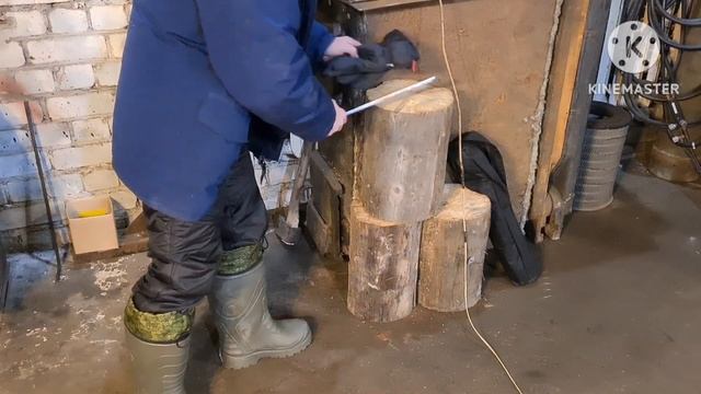 Печь для гаража . Печь для мастерской . смотреть онлайн