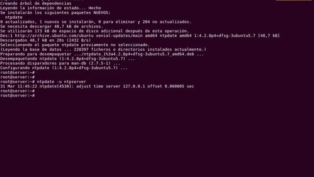 ntpdate: Estableciendo Fecha y Hora local vía NTP смотреть онлайн
