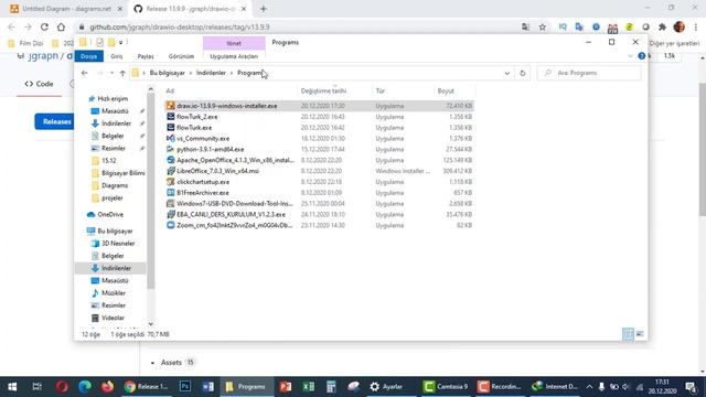 Draw io Akış Diyagramı Programı kurulumu смотреть онлайн