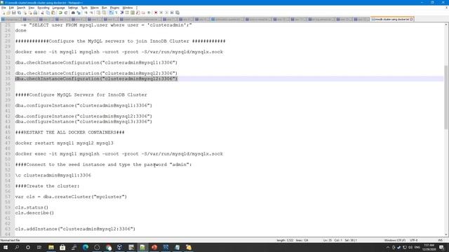 MySQL InnoDB Cluster with MySQL Shell | MySQL Router using Docker Containers | MySQL DBA Tutorial смотреть онлайн
