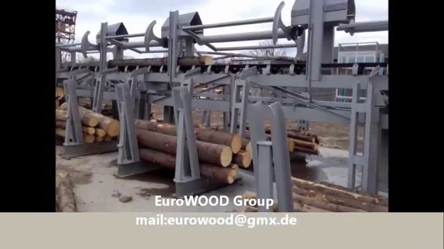 Runholzplatz in Ukraine, сортировка бревен на Украине смотреть онлайн