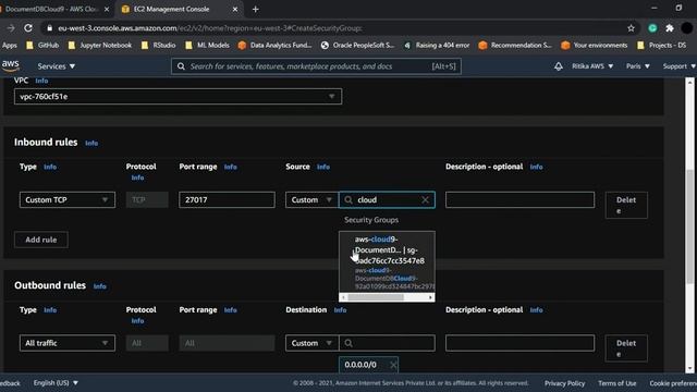 Setting up AWS for MongoDB