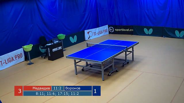 Лига Про. Турнир 8 февраля 2018г. Муж. Рейтинг 1300-1500. Зал А. Стол 2 смотреть онлайн