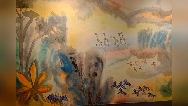 Упрямый слоненок. Африканская сказка. Рисунки  Владимира Стерлигова.