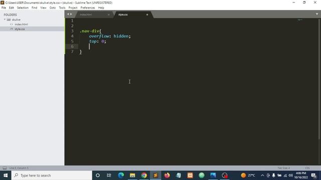 07: External Css And (Creating a Navbar part 1) . #html #css #javascript #Skulive смотреть онлайн