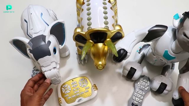 RC Intelligent Elephant Vs Programmable Triceratops Unboxing & Fight – Chatpat toy tv смотреть онлайн