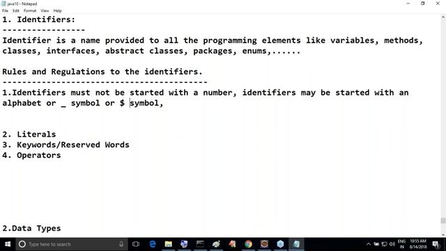 Learn Core Java Programming Tutorial Online Training by Nagoor Babu Sir On 14-08-2018 смотреть онлайн