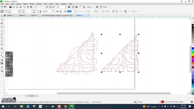 Corel Draw Tips & Tricks Seamless Pattern with the Smart Drawing Tool смотреть онлайн