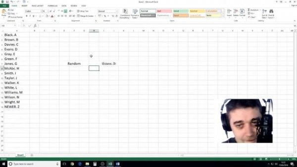 Excel - Random Name Generator - Excel Tutorial Pt 10