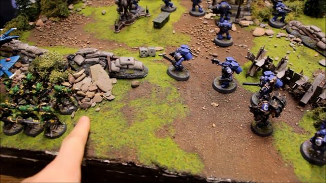 Ultramarines vs Eldar 40K Battle Report TACTICAL ESCALATION! 7th Edition 1850pts | HD смотреть онлайн