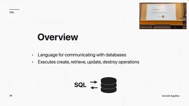 Intro to Backend Development: Lecture 2 - Databases смотреть онлайн