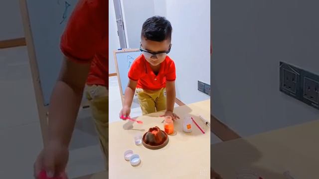 Kids Volcano 🌋 Eruption Experiment 🧪 смотреть онлайн