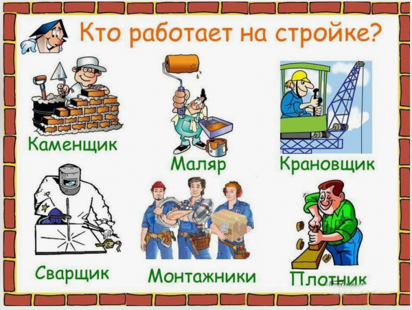 Строительные профессии