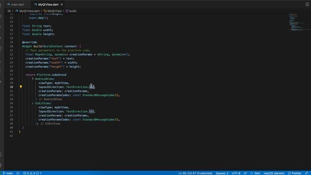 Display Qr Code in your Flutter App without any third party lib for android with kotlin and dart смотреть онлайн