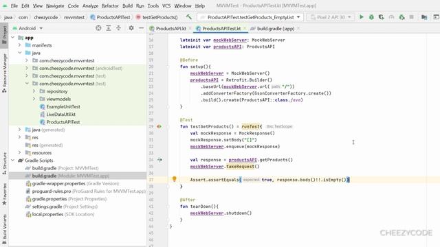 Android Unit Testing Retrofit Calls using MockWebServer | CheezyCode Hindi смотреть онлайн