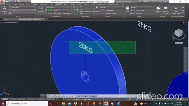 AUTOCAD Project 3D modeling BARBELL SET with weight plates and safety lock смотреть онлайн