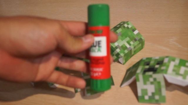 Майнкрафт из бумаги (бумажный майнкрафт) - Крипер. #1 смотреть онлайн