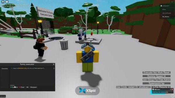 Roblox Require Script Funny Executor Game