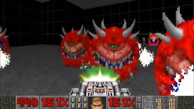 Doom 2 Dark Tartarus v4 Map 25 UV with 97% in 13:10 (High school Football) смотреть онлайн