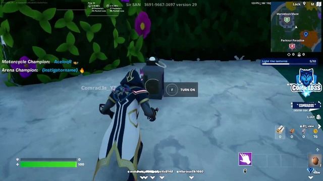 Light 10 Lanterns Around the Map Fortnite - Light the Lanterns - Lantern Fest Tour Quest смотреть онлайн