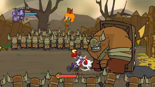 Lets Play Castle Crashers Part 2: Barbarian Boss смотреть онлайн